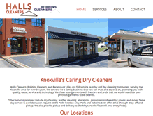 Tablet Screenshot of hallscleaners.net